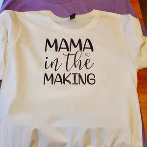 Mama Tshirt For Expecting Moms Size Medium